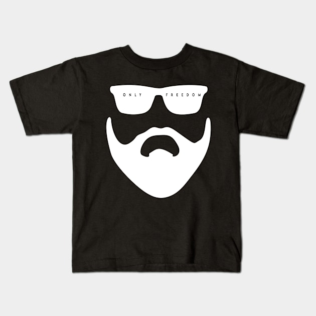 Only freedom Kids T-Shirt by Design Knight